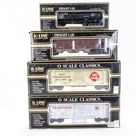KLINE Classic O Scale Box Reefer Hopper Tank Cars