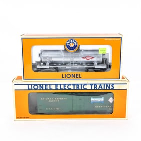 Lionel Railway Express & DOW 8000 Tanker Cars wBox