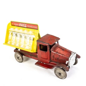 1930s Metalcraft Coca Cola 11" Delivery Truck