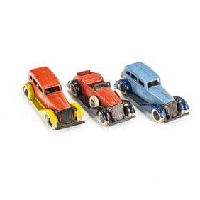 30s Tootsie Toy Graham 6 Wheel Red Roadster & More