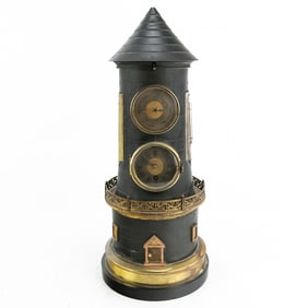 French Industrial Windmill Clock