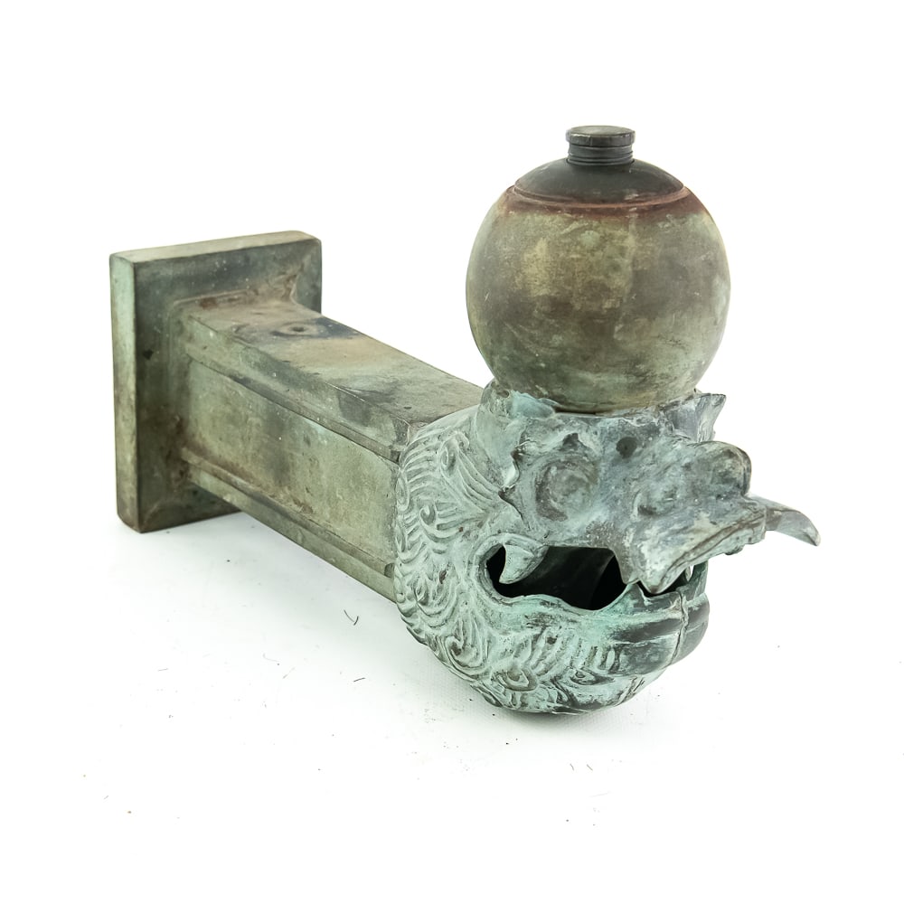 Bronze Asian-Style Dragon Head "Gargouille "Spout (1 of 15)