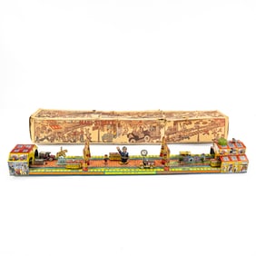 30's MARX Tin Litho "Main Street" Wind Up Toy