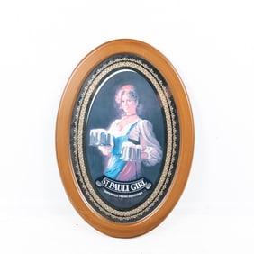St. Pauli Girl Beer Sign Mirror