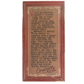 Spaghetti Steamer Sign From Noodle Works