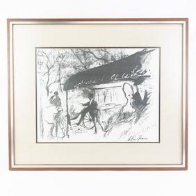 Leroy Neiman Paris 62 Rive Gauche