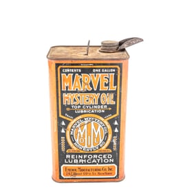 Marvel Mystery Oil Tin Can One Gallon
