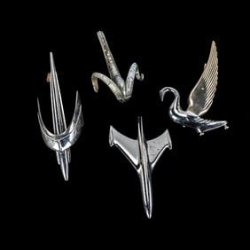 Hood Mascots (4) Packard, Ford, Mercury, Dodge