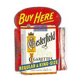 Chesterfield Die-Cut Metal Flange Sign