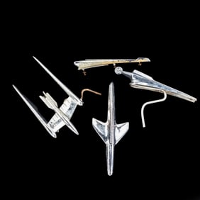 Mid-Century Car Mascots (4) Packard, Chevy, Olds