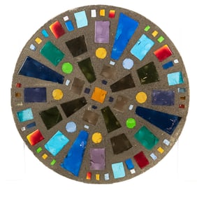 Mid-Century Modern Chunk Glass Window-Smaller