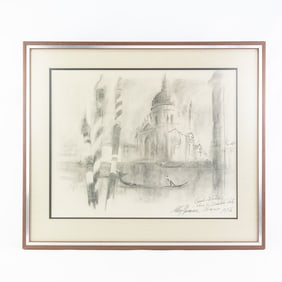 LeRoy Neiman Canal Grande Framed Print