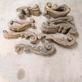 Decorative Circus Wagon Scrolls