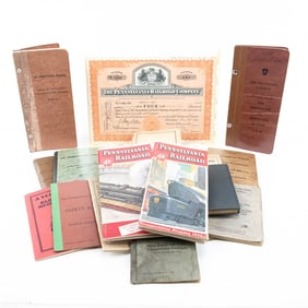 Golden Age of the Railroad Ephemera Lot