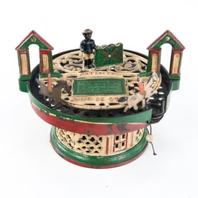 Hall's Race Course Mechanical Bank