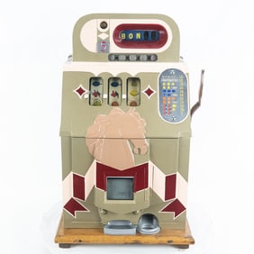 Rare 5 Cent Mills Horse Head Bonus Slot Machine