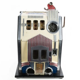 1930s 5 Cent Pace Kitty Slot Machine