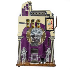 5 Cent Mills Roman Head/Golden Bell