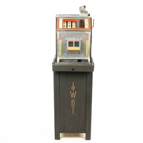 *Watling Twin Jackpot on Stand 1 Cent w/Key