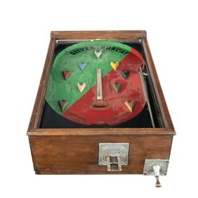 1930s "Silver Runway" Countertop Pin Game