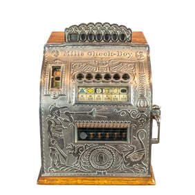 Circa 1910 5 Cent Mills Check Boy