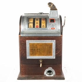 *O.D. Jennings Operator Bell 5 Cent Slot Machine