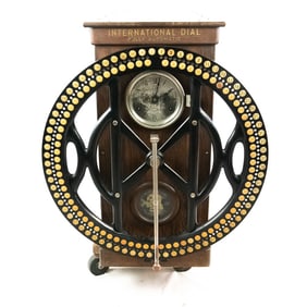 Early 20th Century International Dial Time Clock