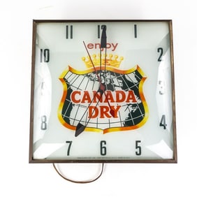 Canada Dry Advertising Pam Clock
