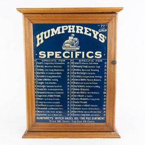 Country Store Humphrey's Apothecary Cabinet