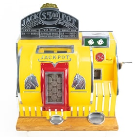 5 Cent 1936 Bally Reliance Dice Game