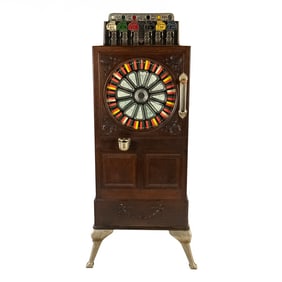 Caille 5 Cent Puck Upright Slot Machine