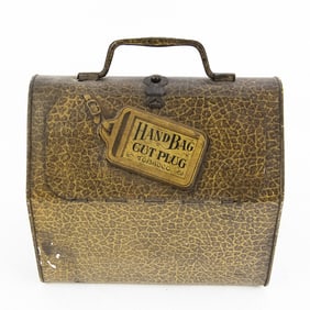 Hand Bag Cut Plug Tobacco Tin