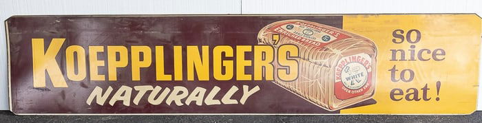 Koepplingers Bread Sign