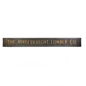 Rinderknecht Lumber Co. Sign Dayton Ohio
