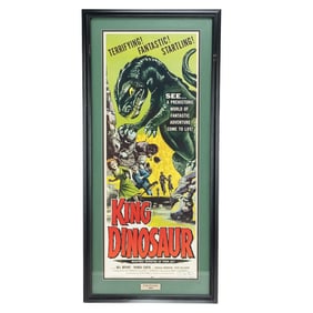 Framed Movie Poster "King Dinosaur"