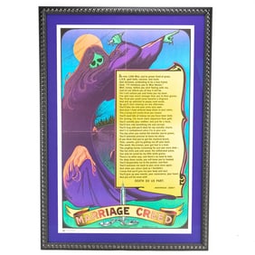 Anti Drug Back Light Poster "Marriage Creed"
