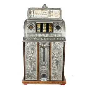 *Caille 25 Cent Victory Bell "Nude Ladies"  Slot