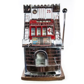 25 Cent Mills Drawbridge Slot Machine