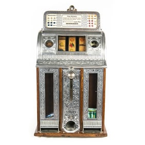 *Caille Victory 5 Cent Center Pull Mint Vendor