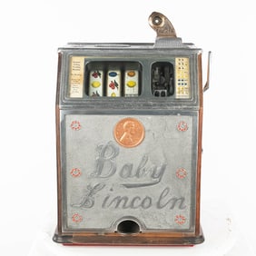 *Watling 25 Cent Baby Lincoln Slot Machine