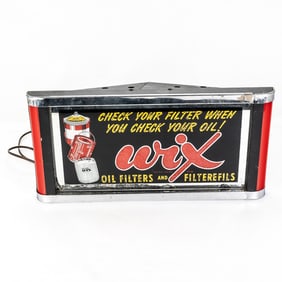 Wix Light Up Auto Filter Sign