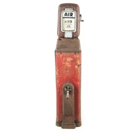 Vintage "Eco" Air Meter w/ Hose Reel
