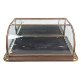 Antique Bodach Glass Countertop Showcase