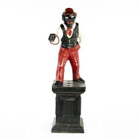 Cast Iron "Jockey" Lawn Ornament