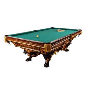 Early Brunswick Monarch Pool Table