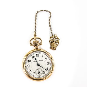 1910 Hampden Grade No 105 16S 21 Jewel Pocketwatch