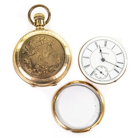 1901 Hampden No. 200 Model 3 GF Pocket Watch