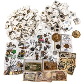 Lincoln Inauguration Medal Foreign Coin & Paper ++