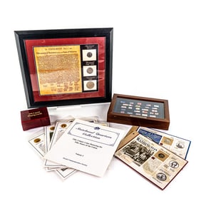 Franklin Mint Flags of Liberty Sterling Ignots ++