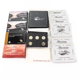 '10, '13 & '15 US Mint Silver Proof Sets & More
